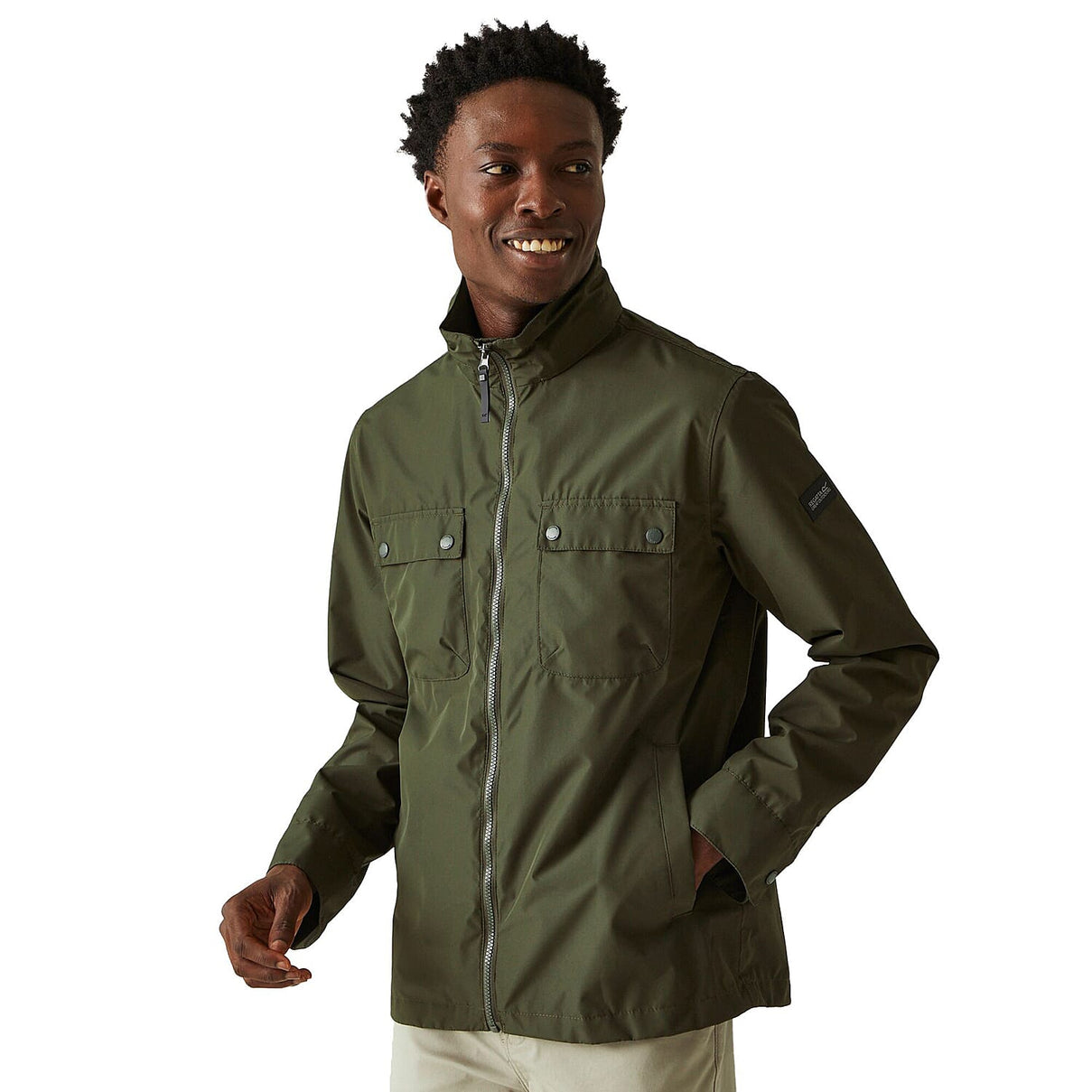 Polyester Jacket (Size 1x1 cm) - Dark Khaki 7743145 0