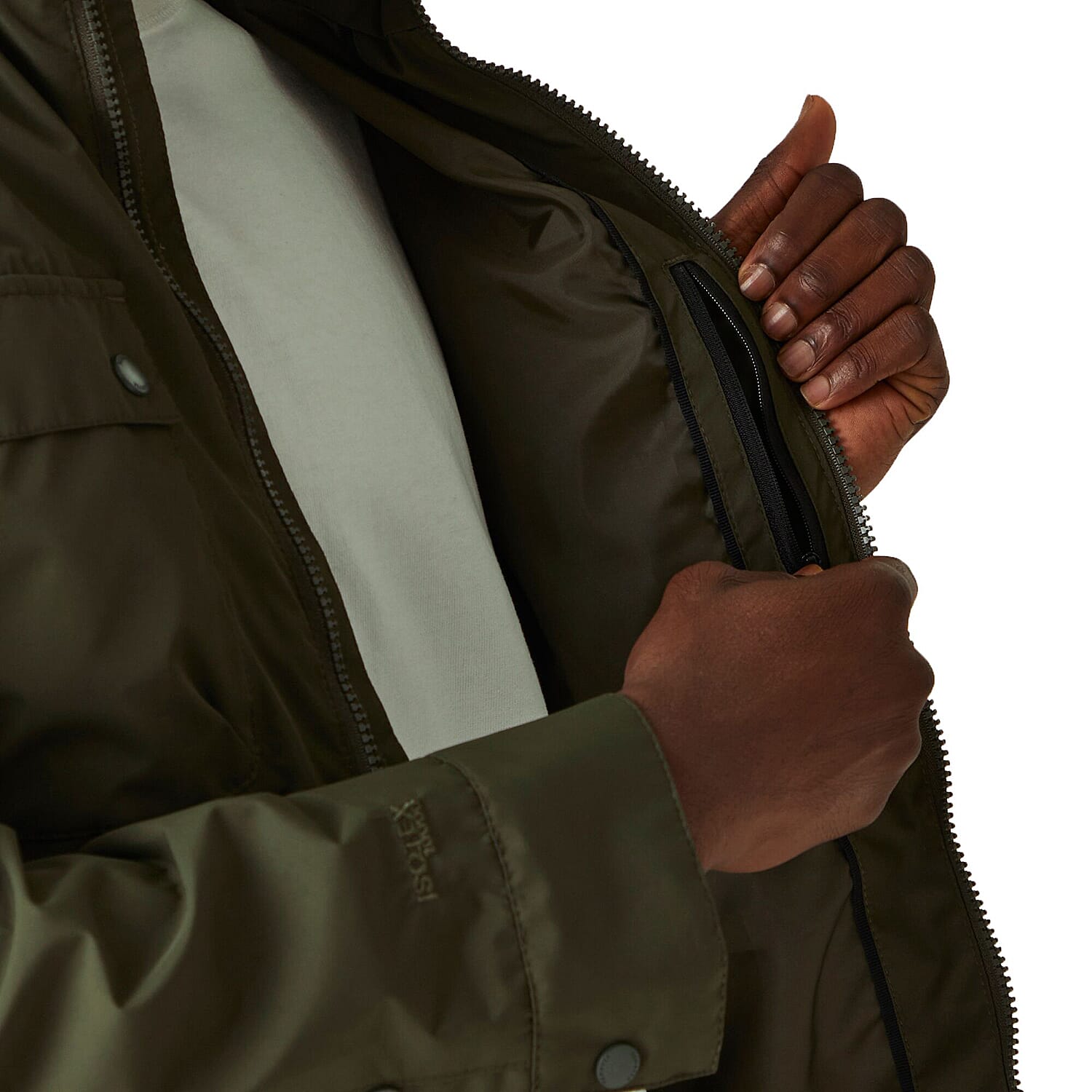 Polyester Jacket (Size 1x1 cm) - Dark Khaki 7743145 4