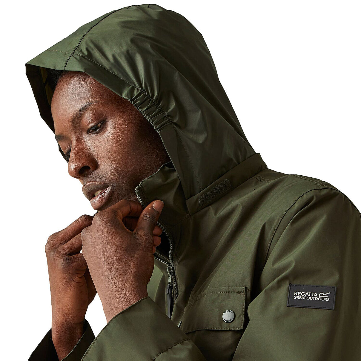 Polyester Jacket (Size 1x1 cm) - Dark Khaki 7743145 6