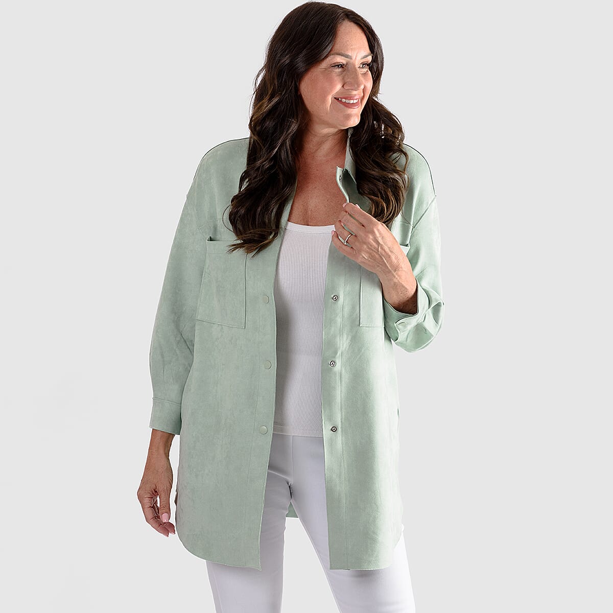 Polyester Jacket (Size 1x1 cm) - Mint V32609907 2