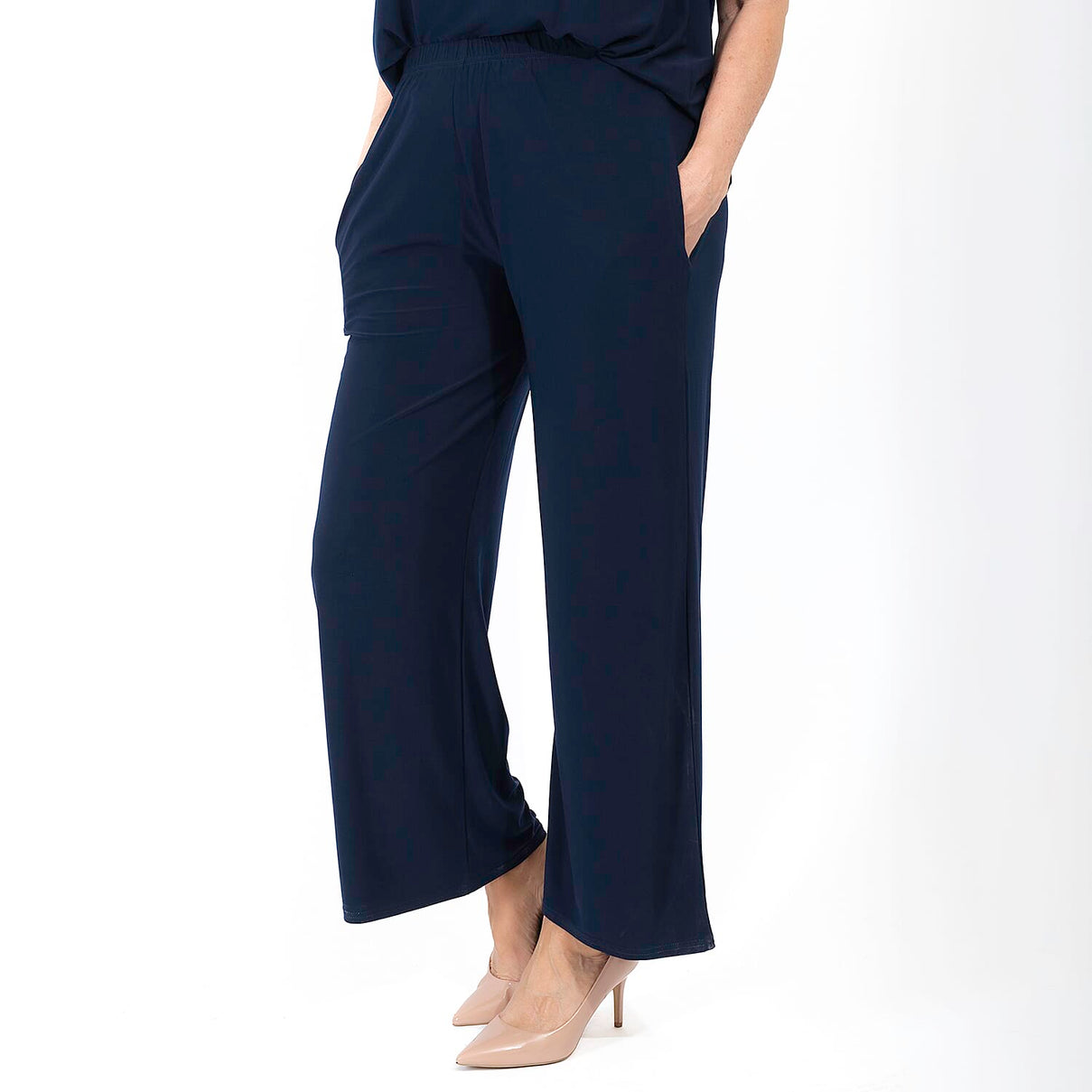 Polyester Jean and Pant-Trouser (Size 1x1 cm) - Navy 7730353 0