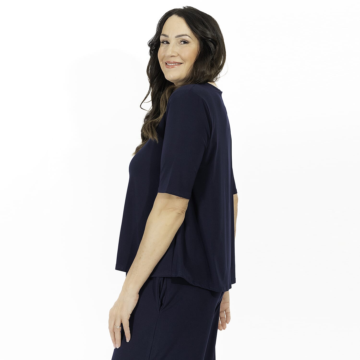 Polyester Jean and Pant-Trouser (Size 1x1 cm) - Navy 7730353 2