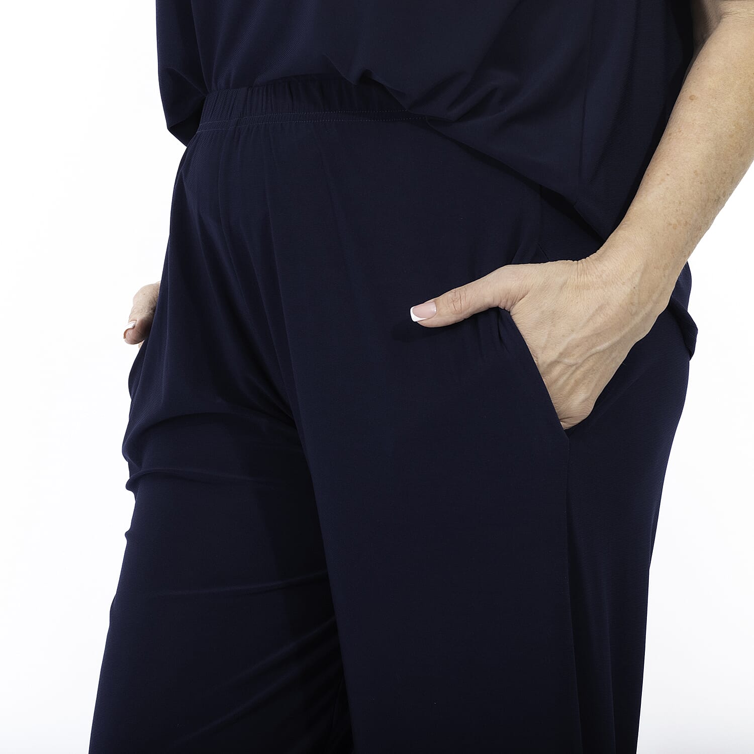 Polyester Jean and Pant-Trouser (Size 1x1 cm) - Navy 7730353 3