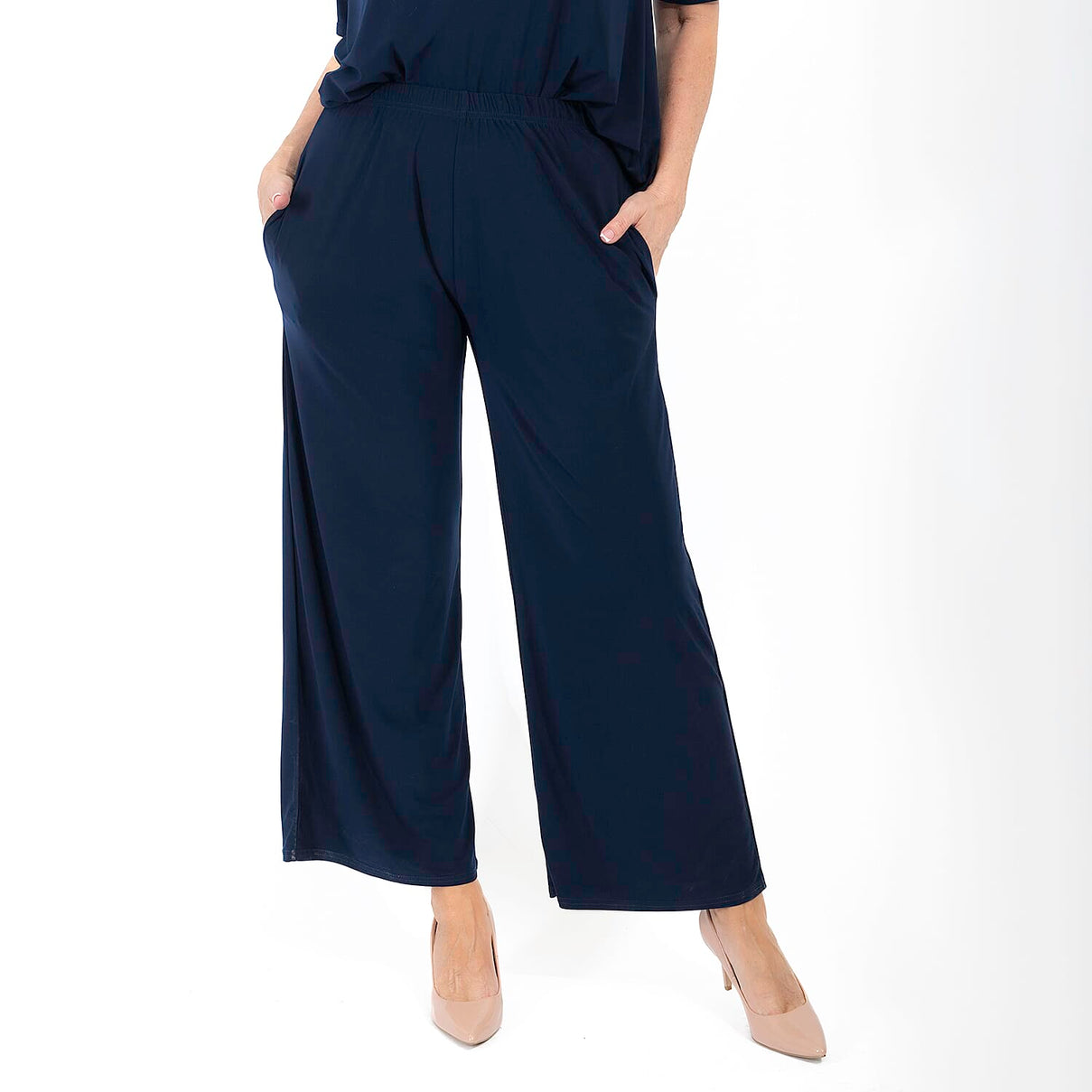 Polyester Jean and Pant-Trouser (Size 1x1 cm) - Navy 7730353 4