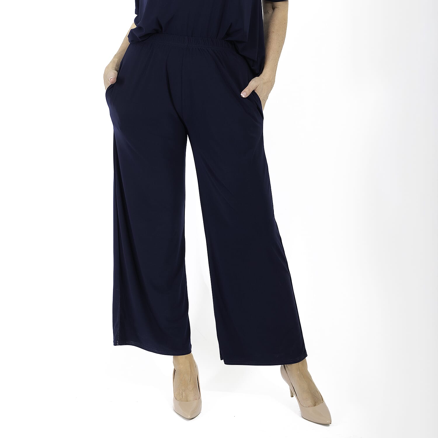 Polyester Jean and Pant-Trouser (Size 1x1 cm) - Navy 7730353 4