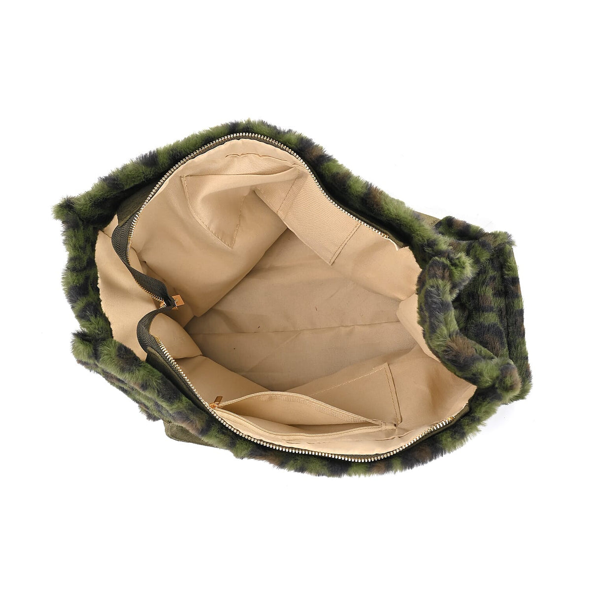 Polyester Leopard Tote Bag (Size 40x13x32 cm) - Green &amp; Green 7850196 3