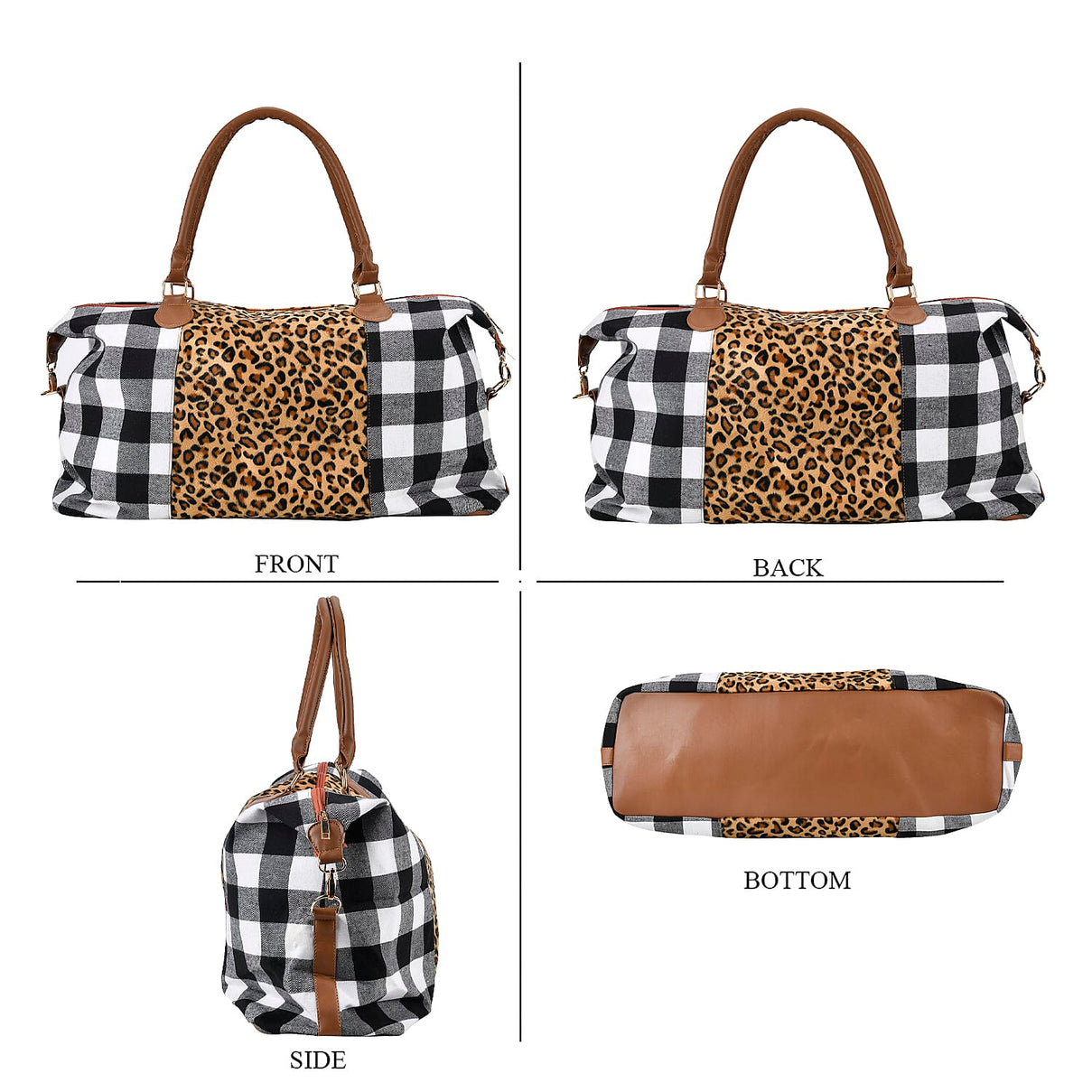Leatherette Travel Duffle Bag 7737561 4