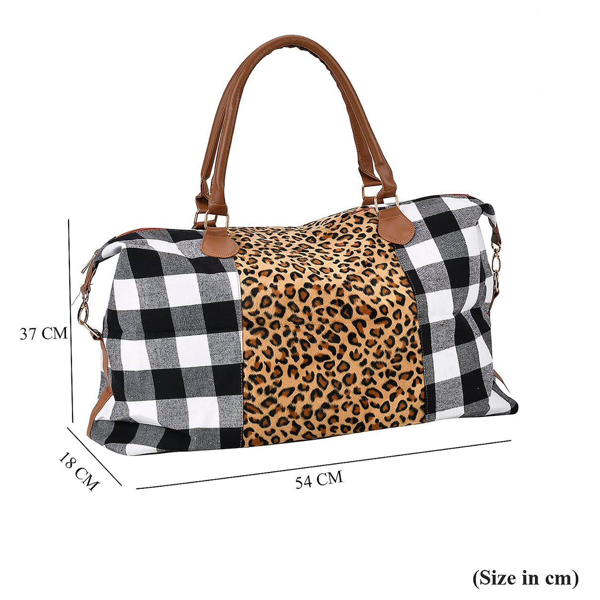 Leatherette Travel Duffle Bag 7737561 7