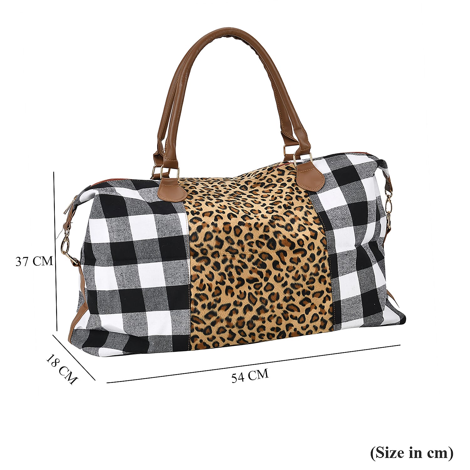 Leatherette Travel Duffle Bag 7737561 7