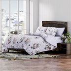 Polyester Microfiber Flower Comforter and Duvet (Size 200x1 cm) - Multi Color & Multicolor