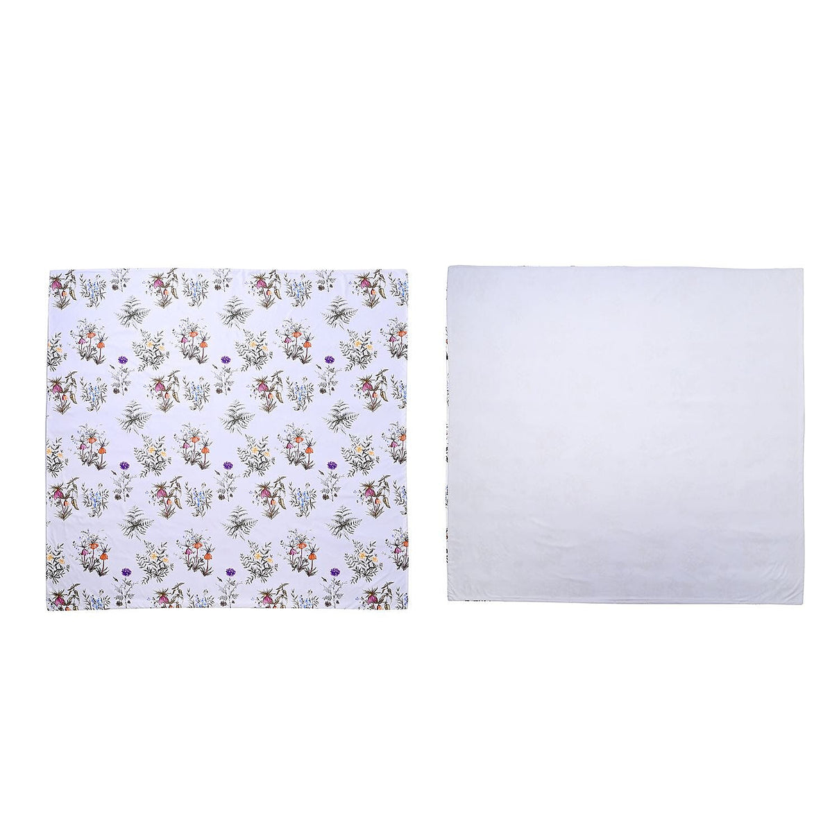 4-Piece Microfiber Printed Reversible Duvet Cover Set 7776455 7