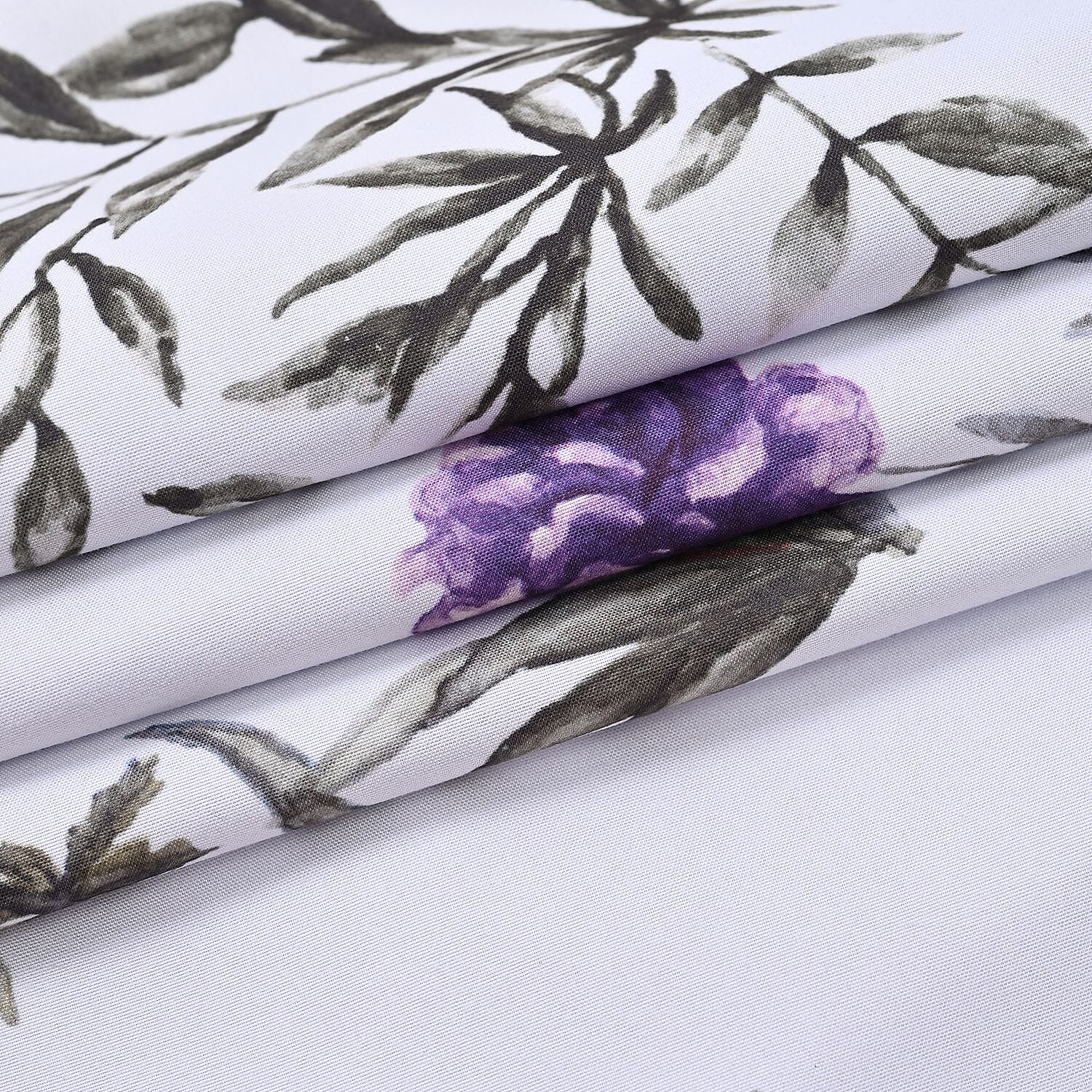 4-Piece Microfiber Printed Reversible Duvet Cover Set 7776455 10