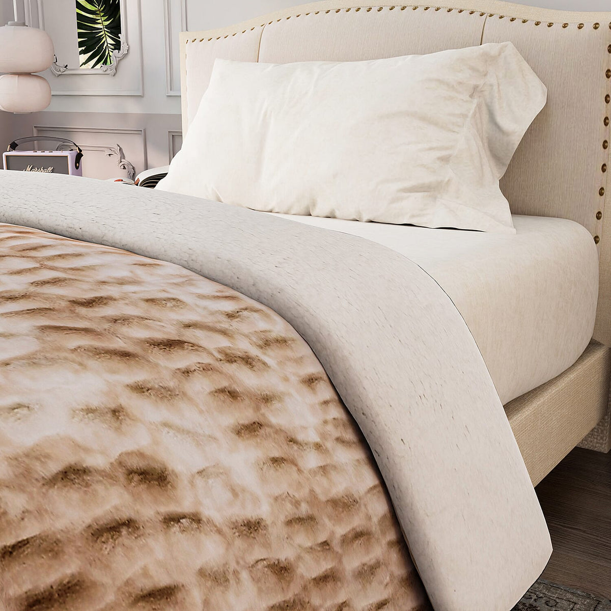 Super Soft Textured Sherpa Blanket - 600gsm 7786969 7
