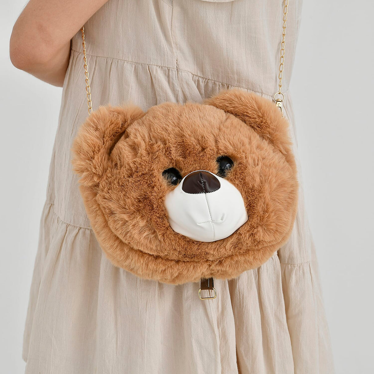 Teddy Bear Plush Crossbody Bag 7840880 3