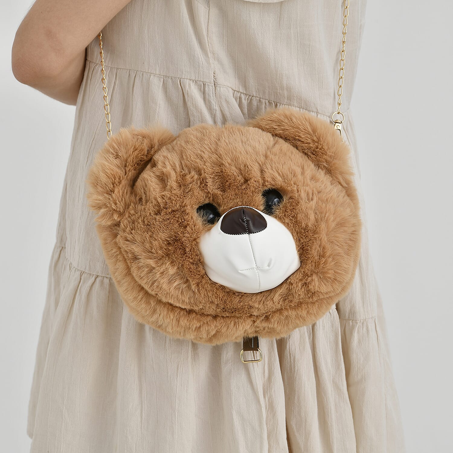 Teddy Bear Plush Crossbody Bag 7840880 3