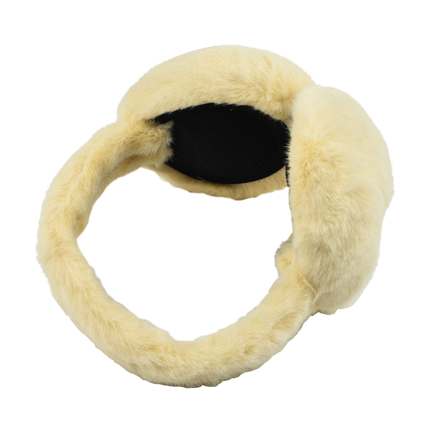 2 Piece Set - Faux Fur Earmuffs and Scarf - Beige 7583370 5