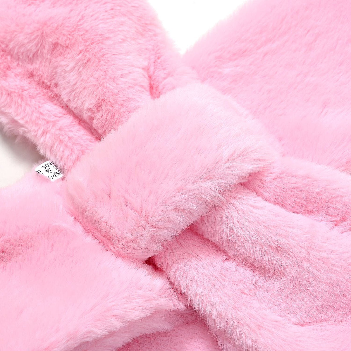 2 Piece Set - Faux Fur Hat and Scarf - Pink 7590846 4
