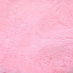 2 Piece Set - Faux Fur Hat and Scarf - Pink