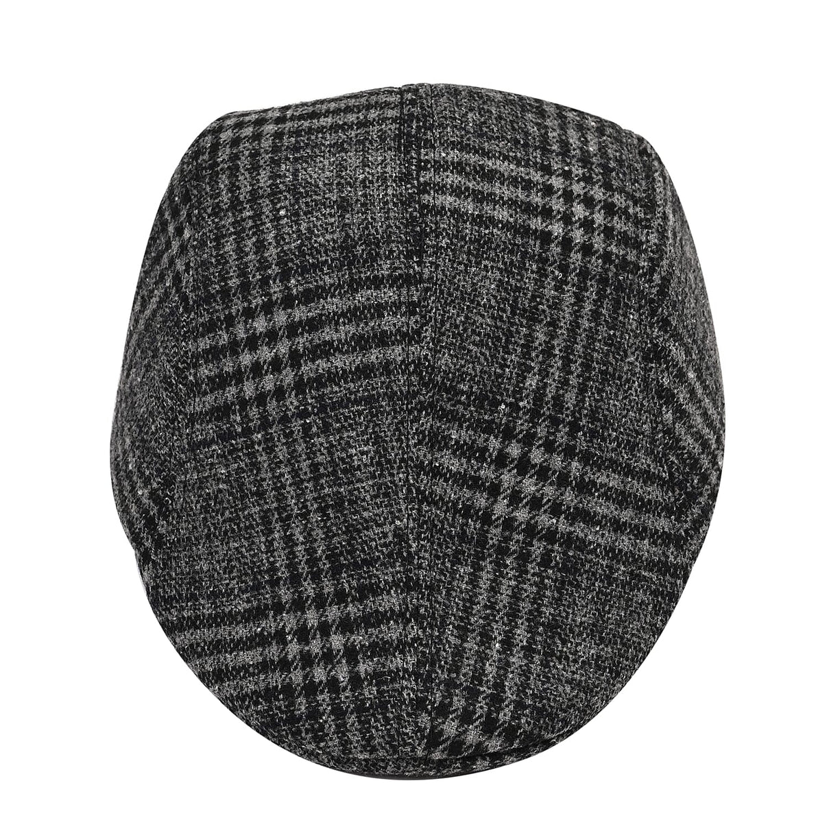 Snapback Vintage Checked Flat Cap (57 cm) - Dark Grey 7827733 4