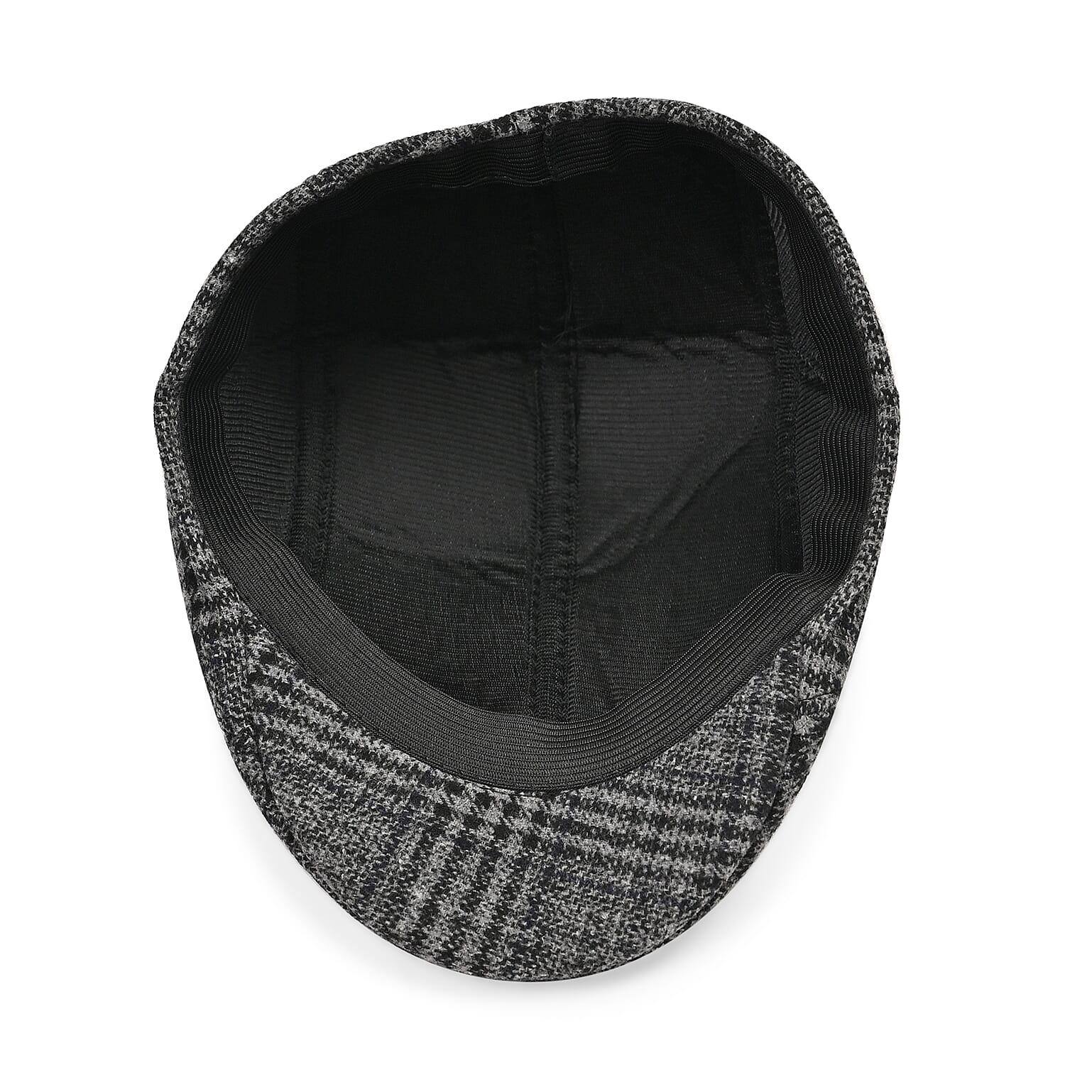 Snapback Vintage Checked Flat Cap (57 cm) - Dark Grey 7827733 6