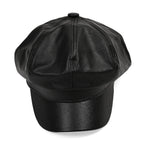 Snapback Baker Boy Cap (57cm) - Black