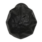 Snapback Baker Boy Cap (57cm) - Black