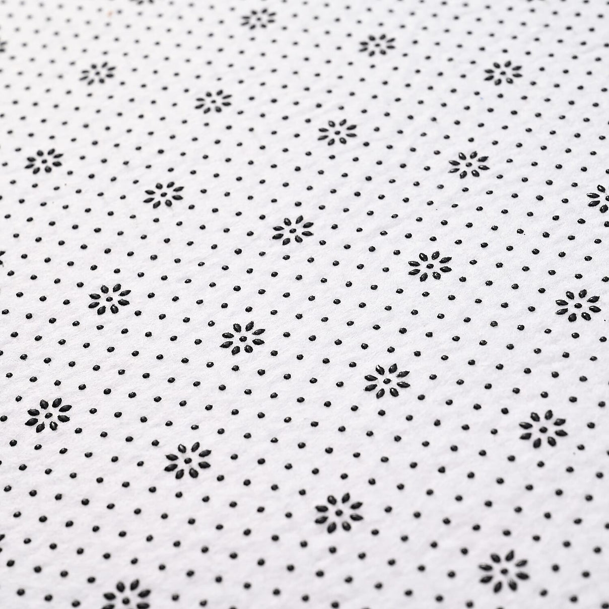 3 Piece Patterned Bathroom Mat Set - Dark Grey 7787035 8