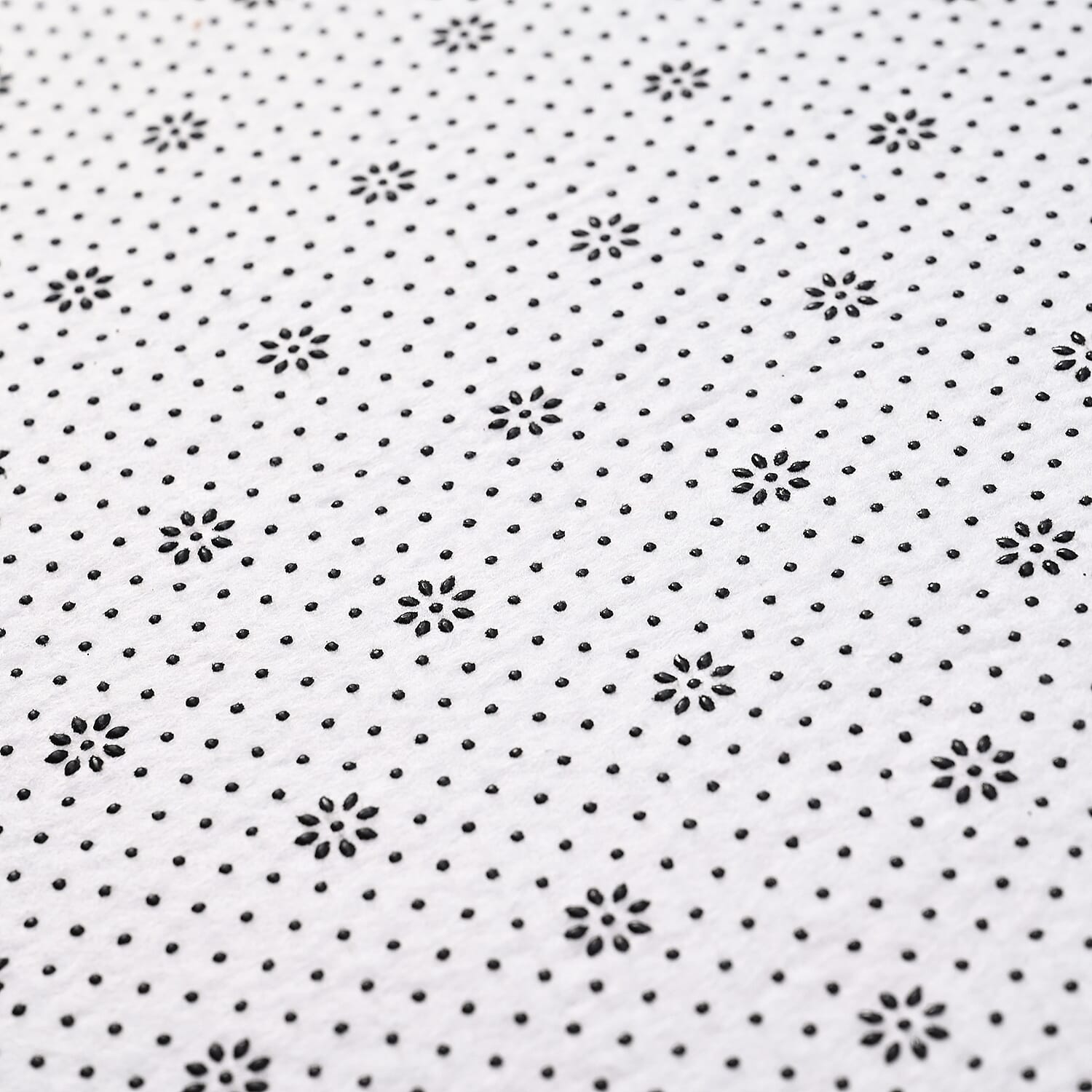 3 Piece Patterned Bathroom Mat Set - Dark Grey 7787035 8