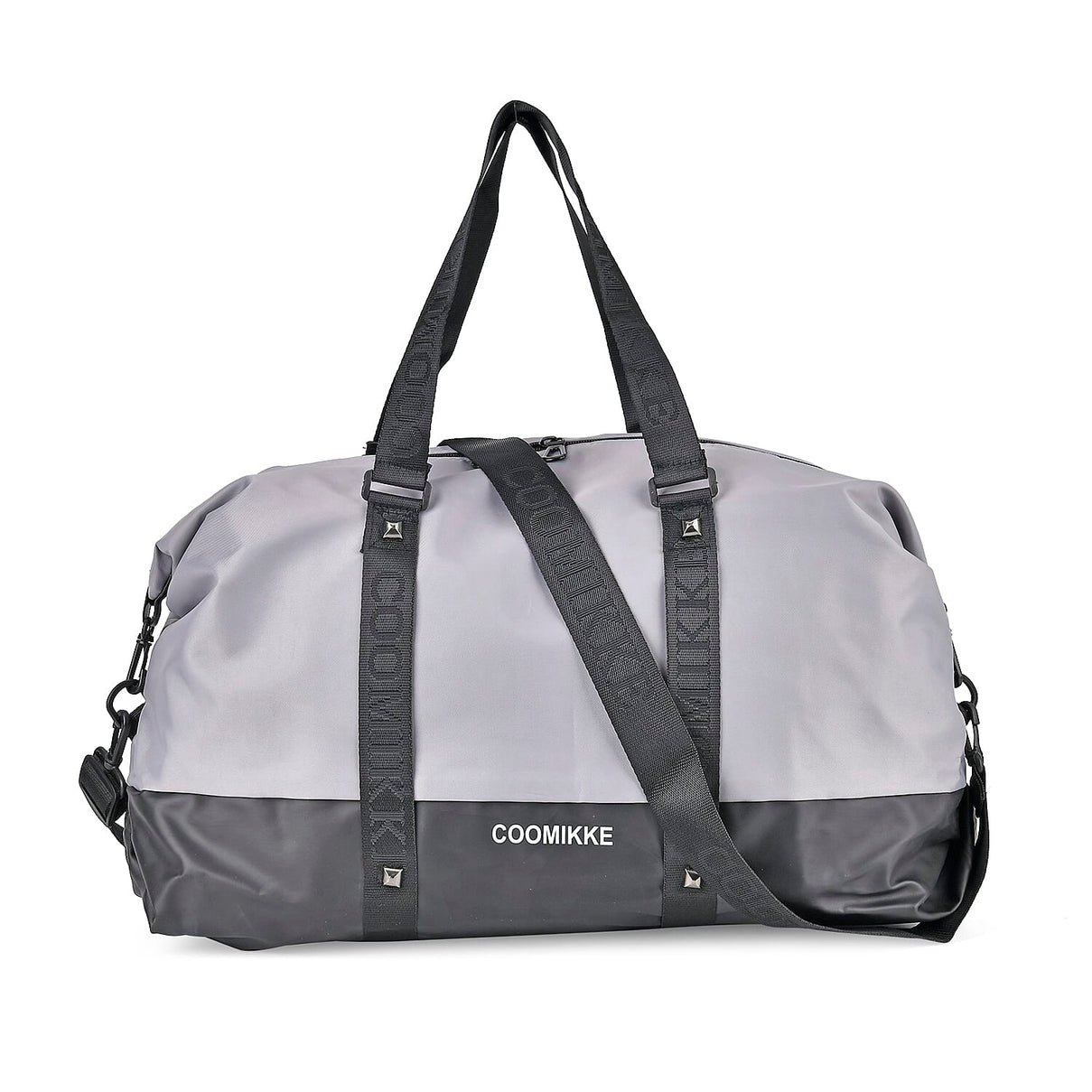 Duffle Bag- 3 slip pockets and 1 zip pocket - Water Repellent Multipurpose - Grey 7689186 0
