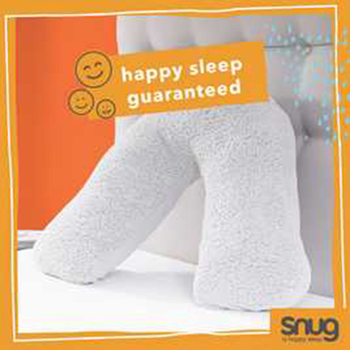 Snug Hug Buddy V Shape Pillow - White 7843868 2