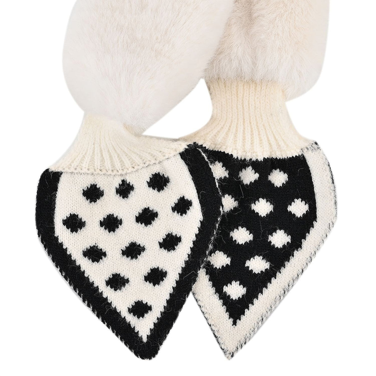 Polka Dots Womens Scarf - White 7668910 4