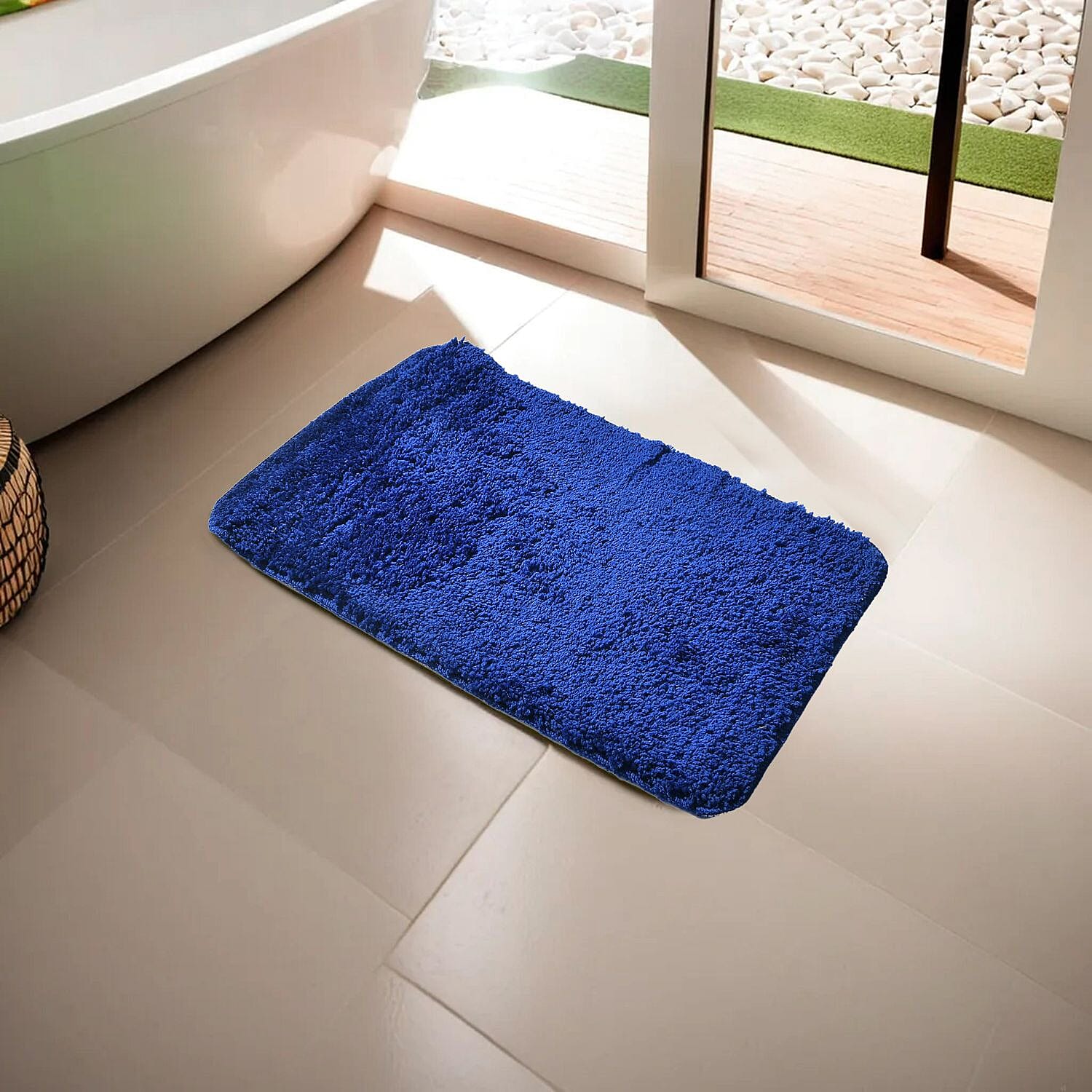 Set of 2 Microbath Mat With TPR Back 7799621 1