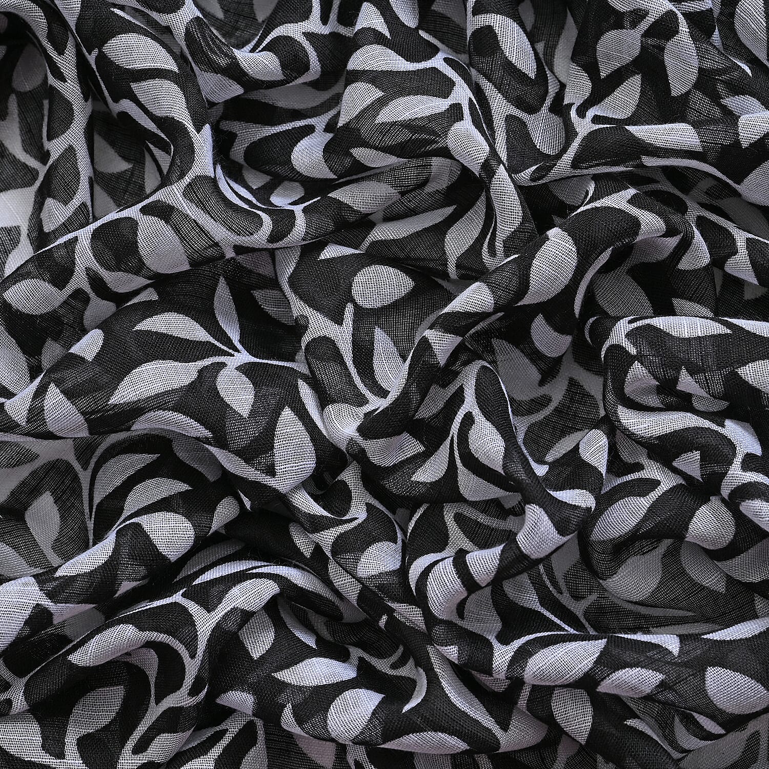 Closeout Deal New Arrival Printed Scarf with Tassels 7751711 10
