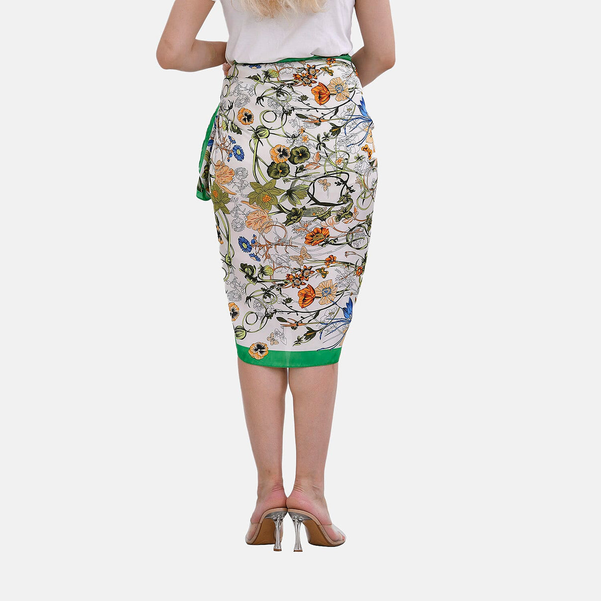Cloud Brocade Long Printed Scarf 7749705 4