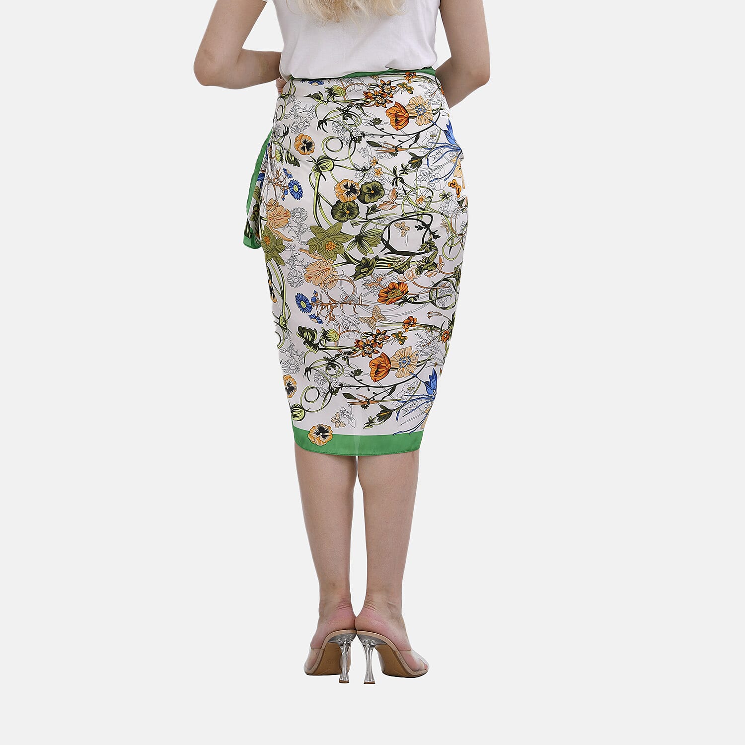 Cloud Brocade Long Printed Scarf 7749705 4
