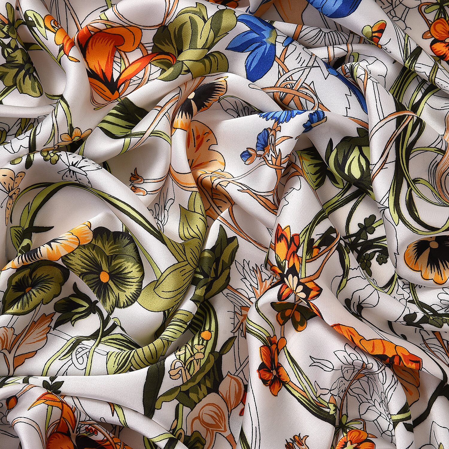 Cloud Brocade Long Printed Scarf 7749705 8