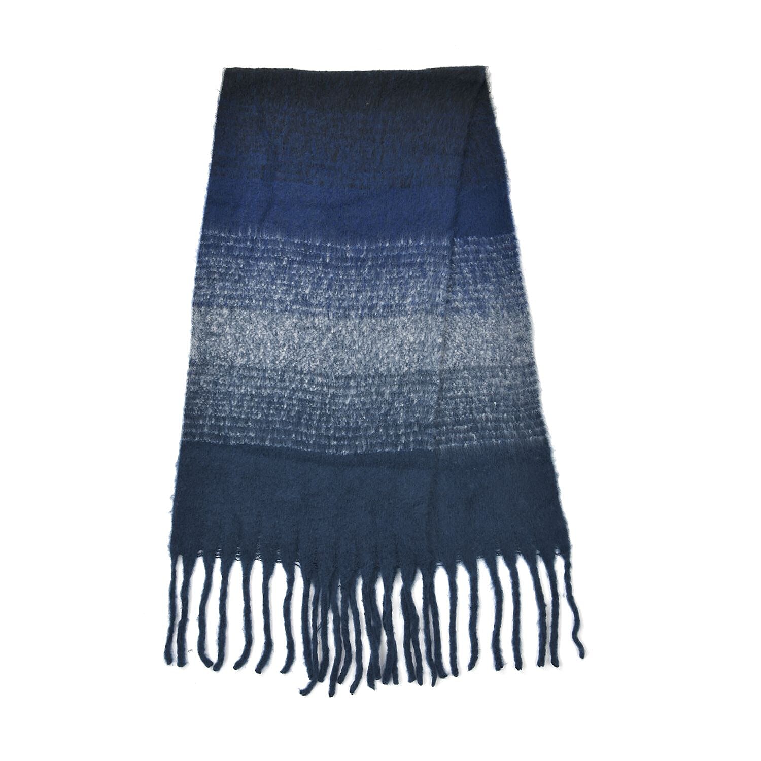 Check Pattern Scarf with Tassel (Size 182x75 Cm) 7013365 3