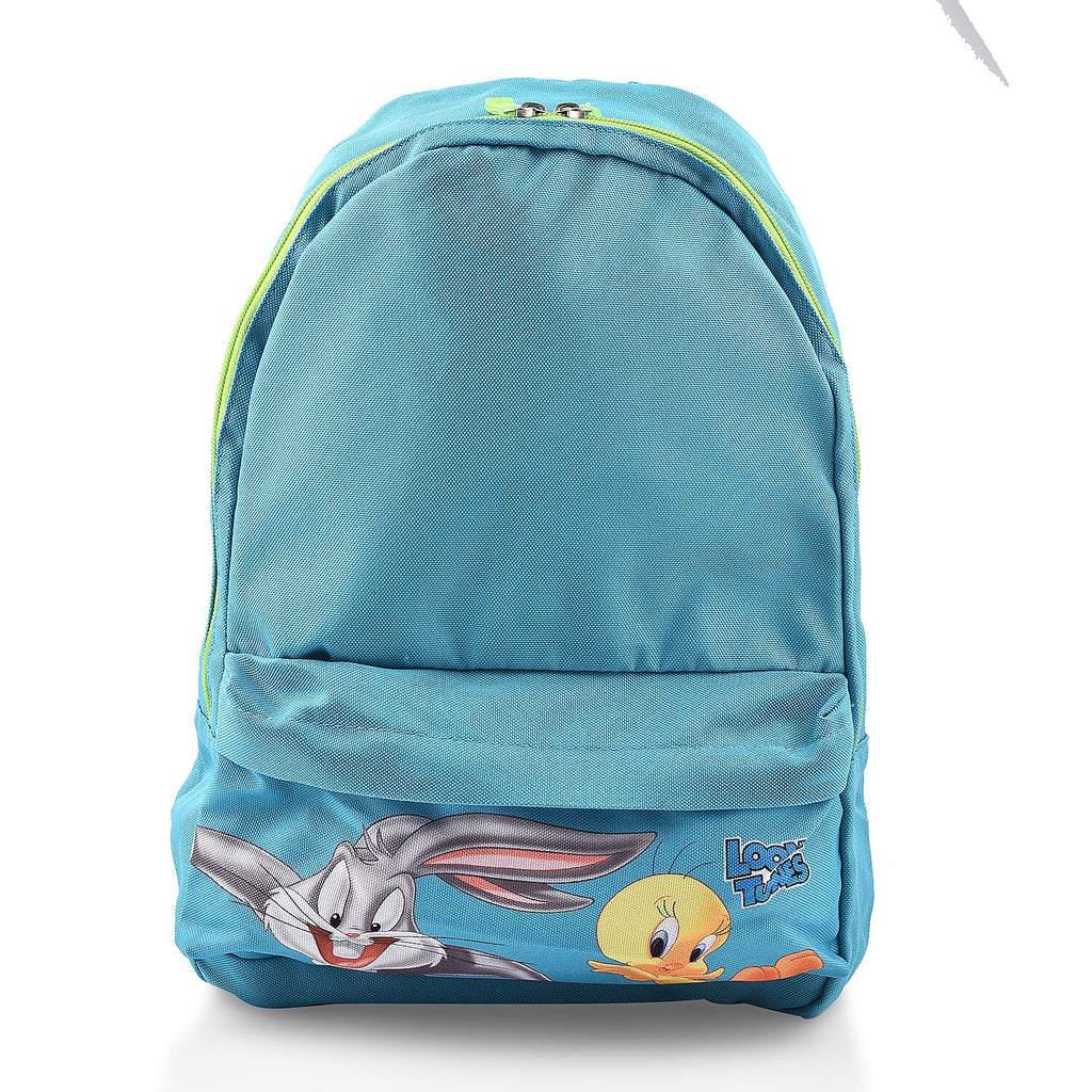 Looney Tunes Kids Blue Backpack Featuring Bugs Bunny and Tweetie Pie New- Blue