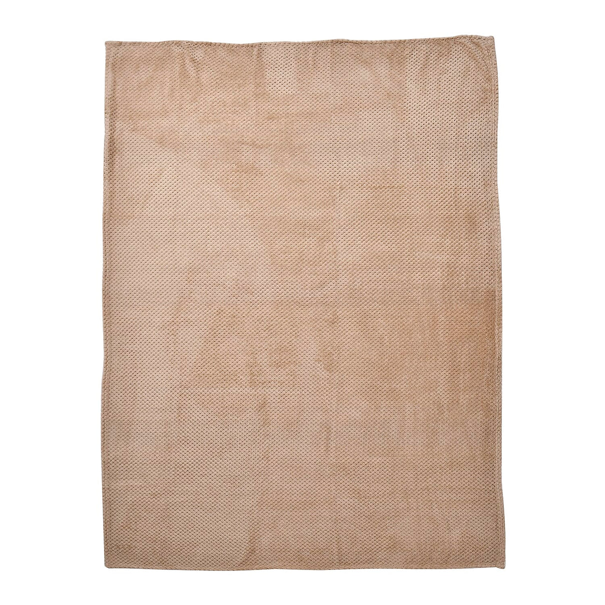 Jacquard Flannel Blanket - Khaki 7636626 1