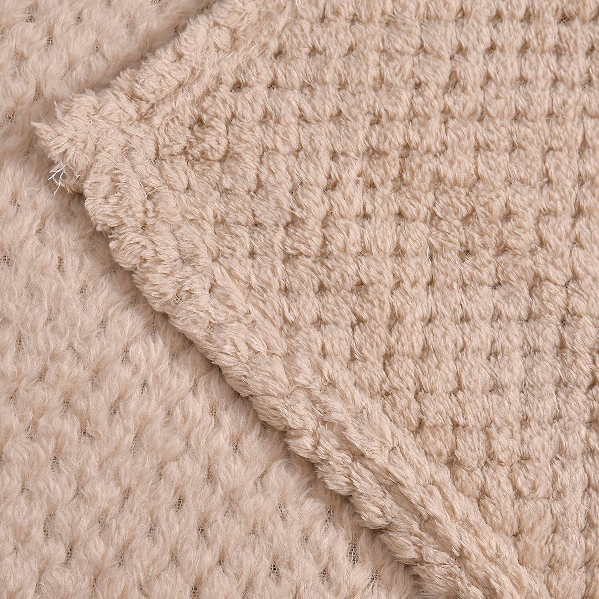 Jacquard Flannel Blanket - Khaki 7636626 3