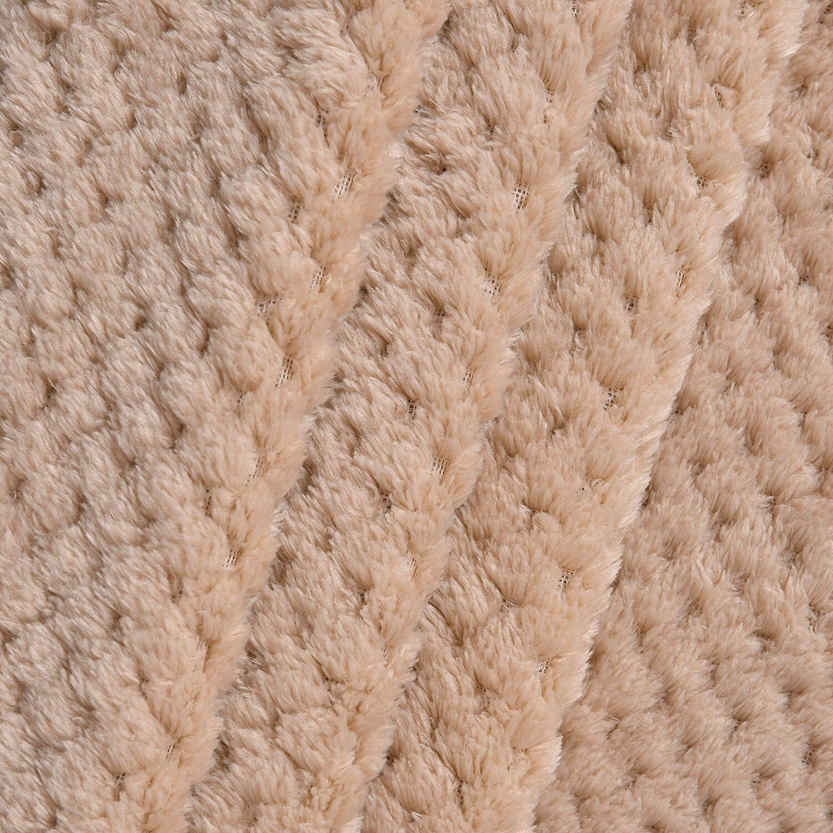 Jacquard Flannel Blanket - Khaki 7636626 4