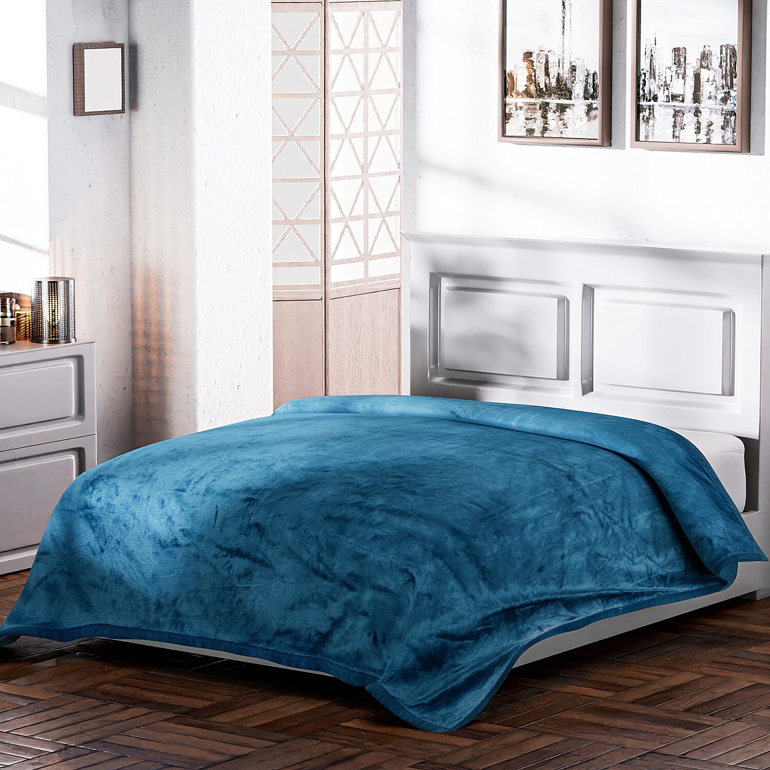 Solid Flannel Blanket 7780650 0
