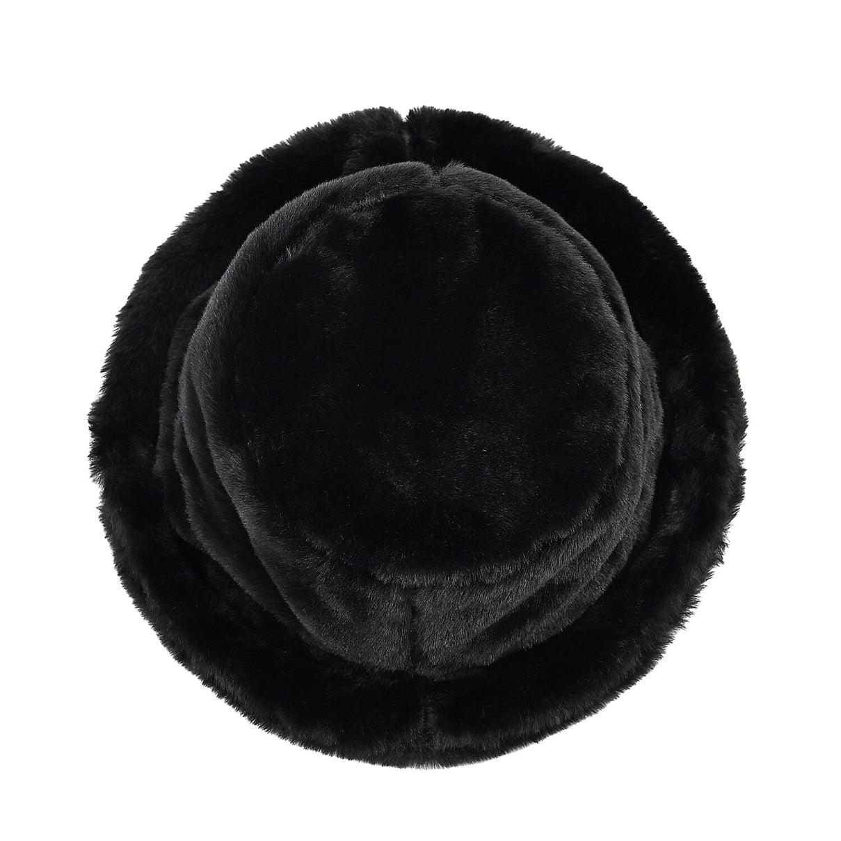 Lightweight and Cozy Faux Fur Bucket Hat (58cm) - Black 7846715 4