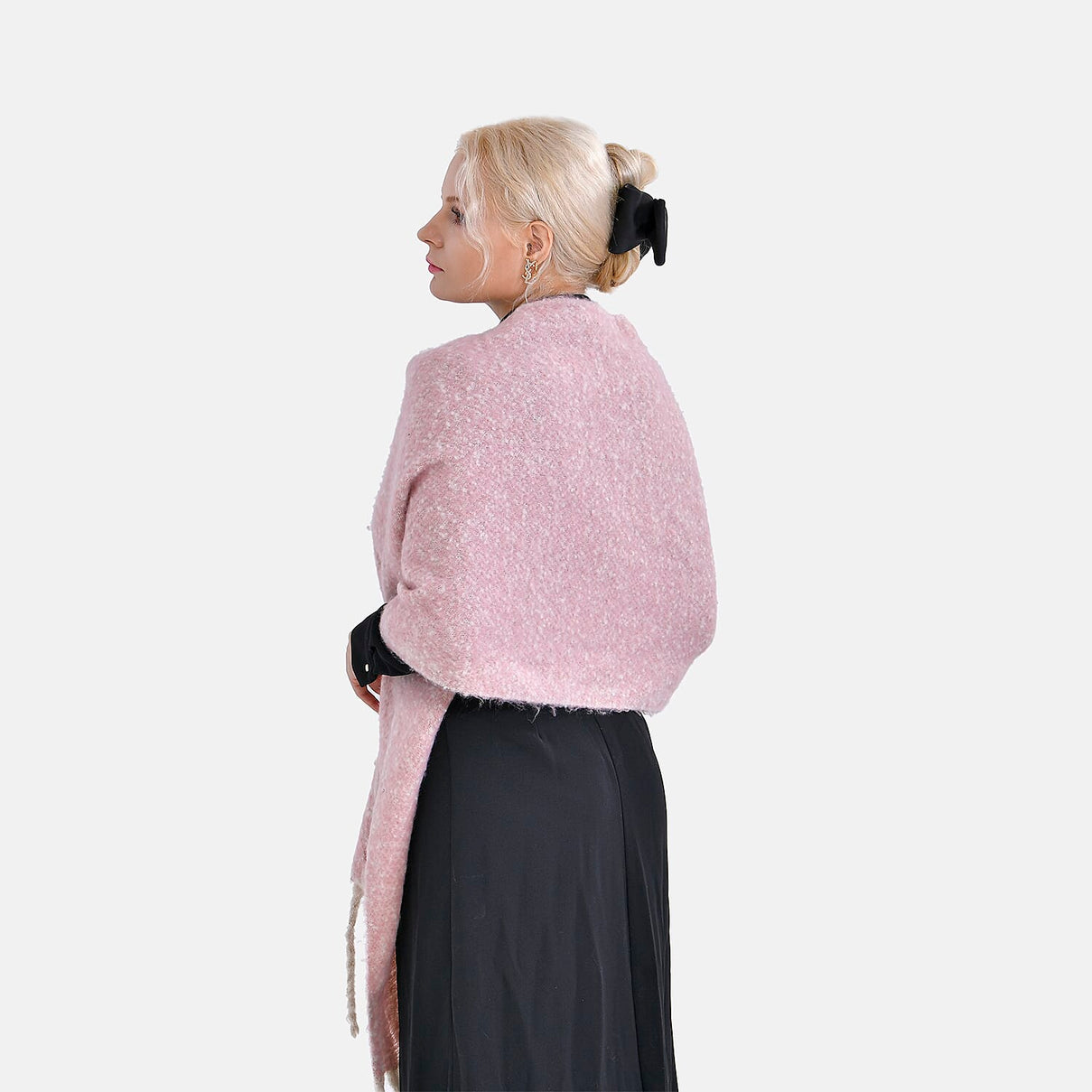Closeout Deal New Arrival Solid Scarf (One Size 185x45-15x2 cm) - Peach 7558193 2