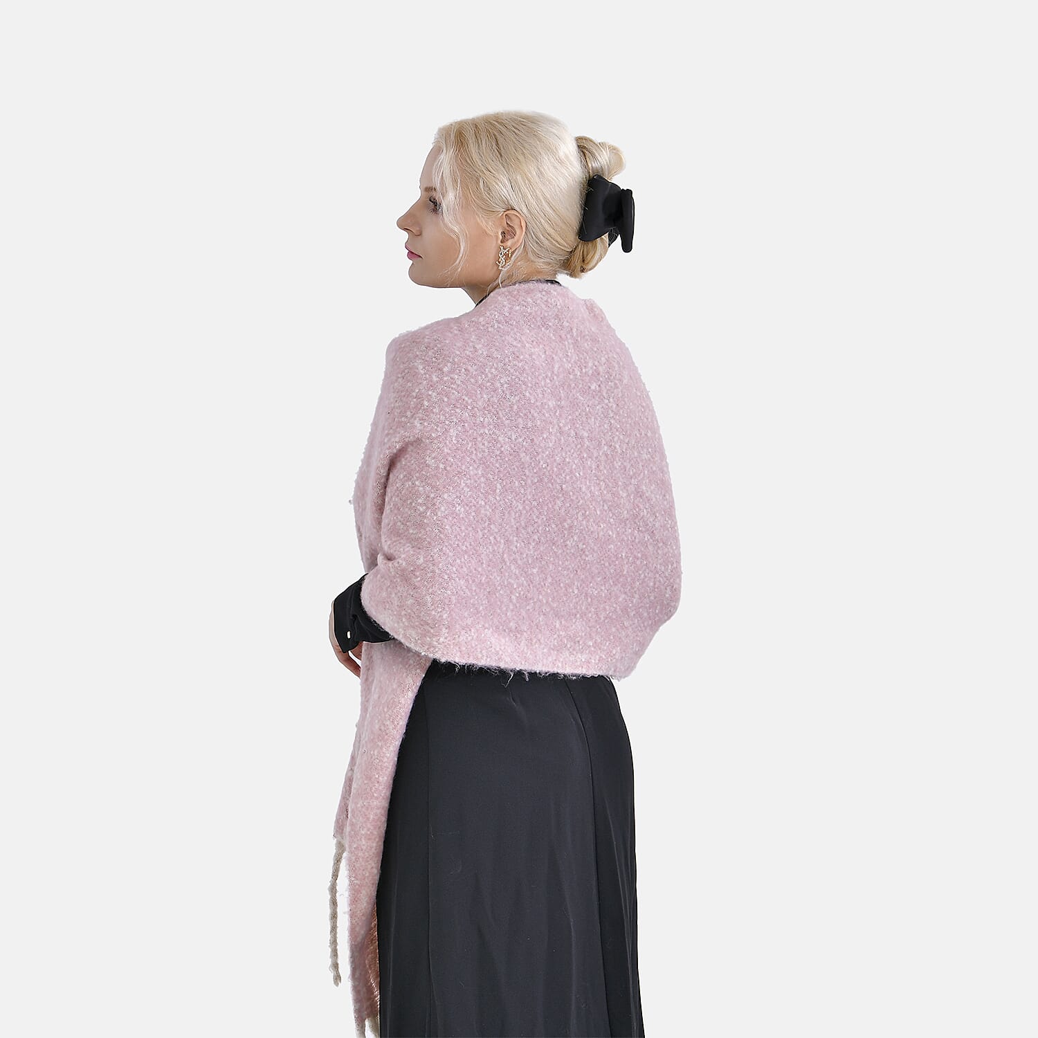 Closeout Deal New Arrival Solid Scarf (One Size 185x45-15x2 cm) - Peach 7558193 2