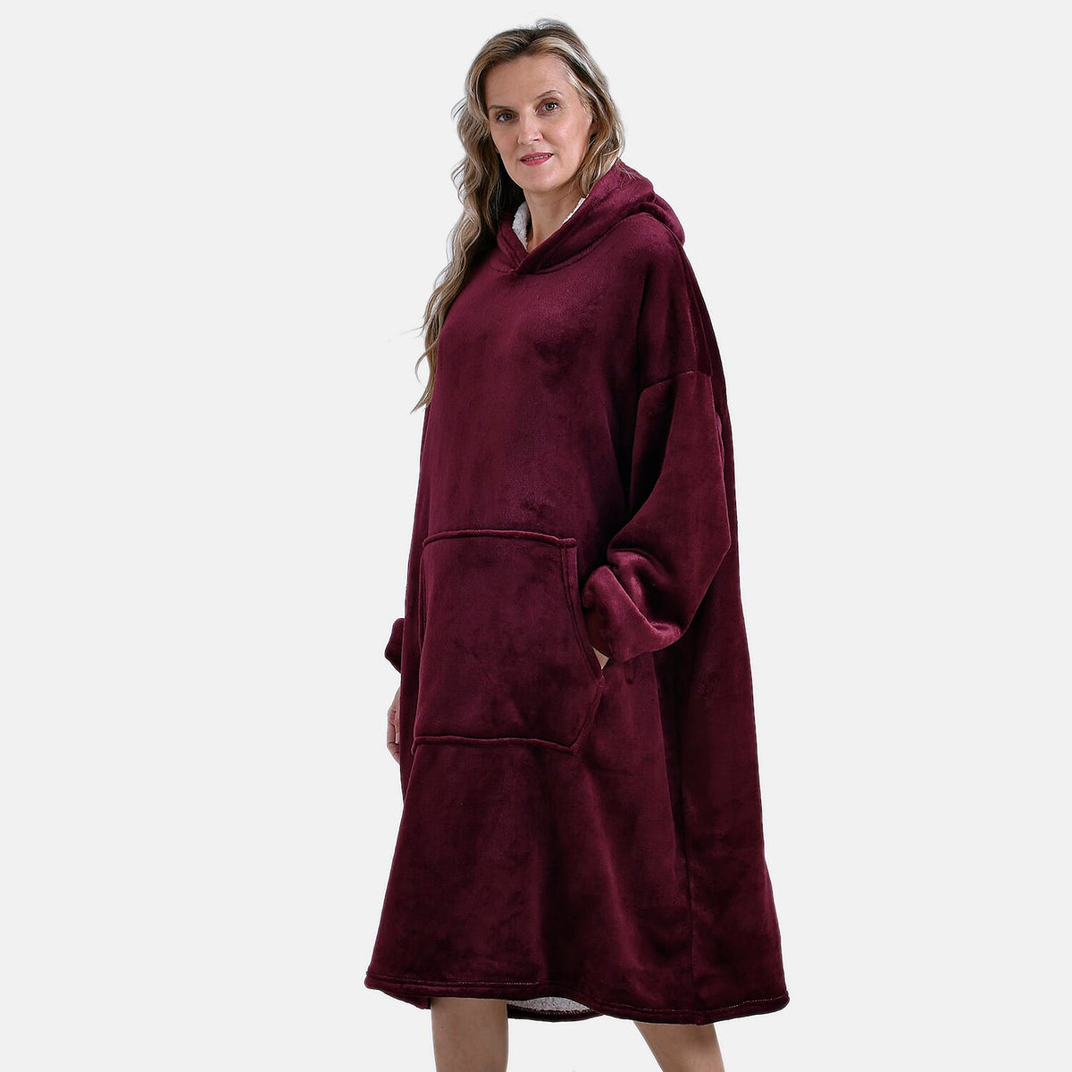 Fleece Hoodie Blanket - One Size V32528714 6