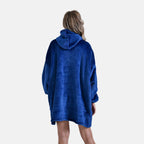 Snuggle Huggle Sherpa Fleece Hoodie - Blue