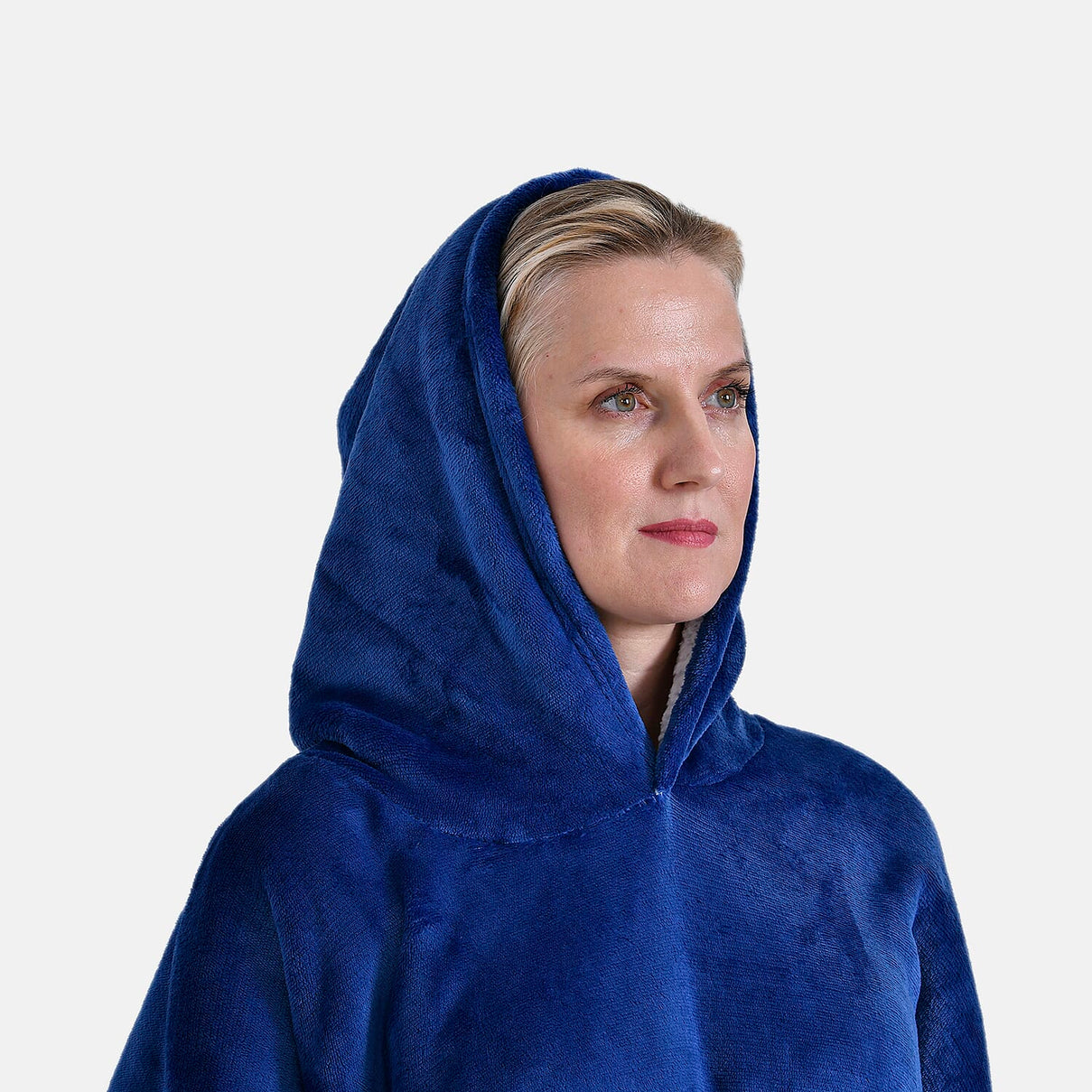 Snuggle Huggle Sherpa Fleece Hoodie - Blue 7825144 5