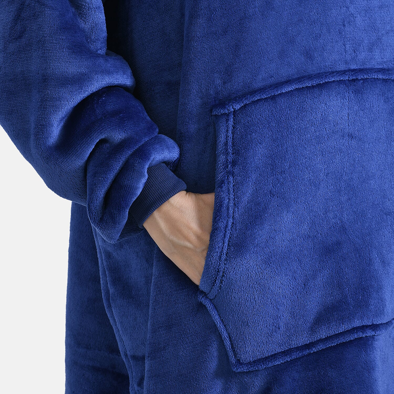 Snuggle Huggle Sherpa Fleece Hoodie - Blue 7825144 6