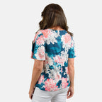 Flutter Sleeve Top - Aqua